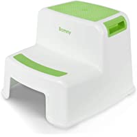 Banmy de Dos Pasos para Niños- Taburete de Bebé 2- Orinal de Plástico para Niños en la Cama- Banqueta Antideslizante de…